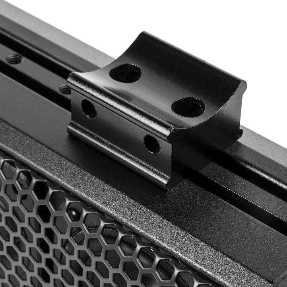 Barra de Sonido Bluetooth Belva Negra 500W Resistente a la Intemperie con 8 Altavoces y Luces LED RGB para UTV, ATV, SxS y Carrito de Golf
