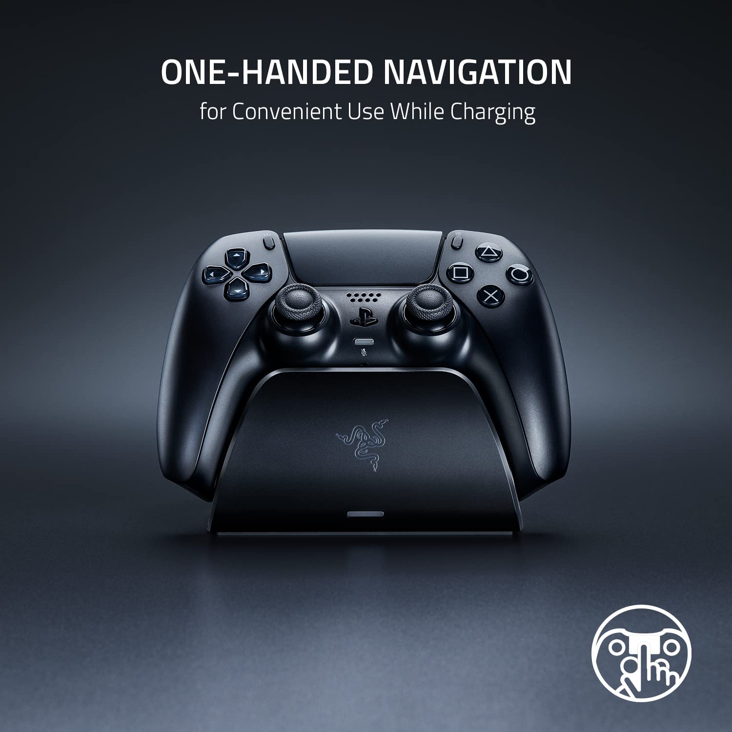 Base de Carga Rápida Razer Negro para PS5