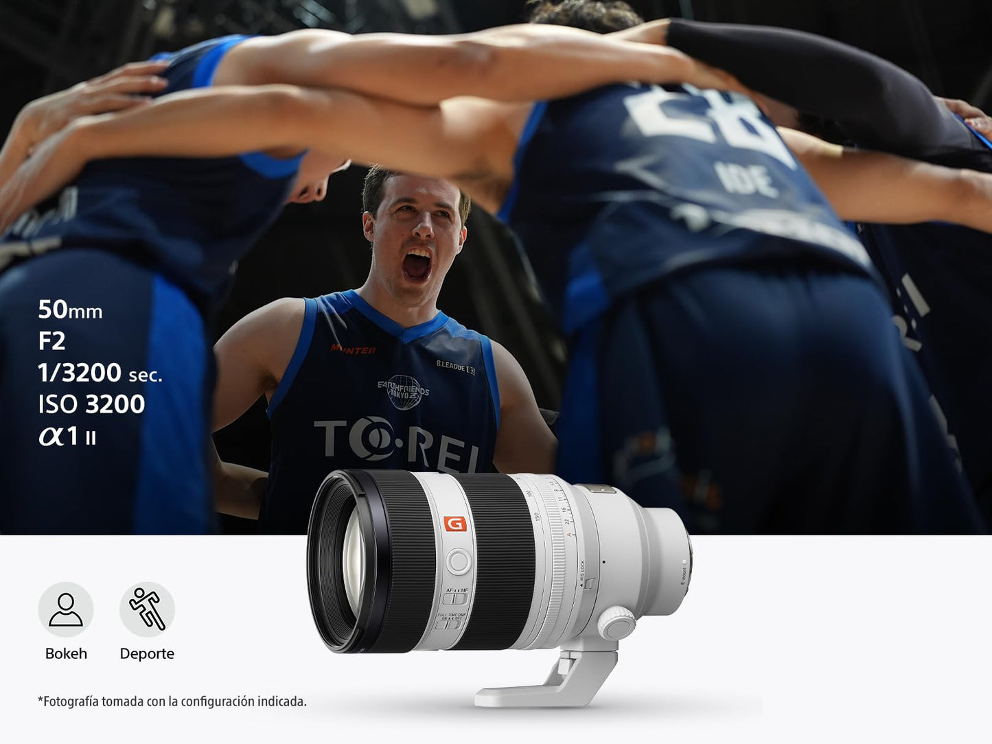 Sony FE 50-150 mm F2 G Master™ Lente Zoom teleobjetivo I SEL50150GM