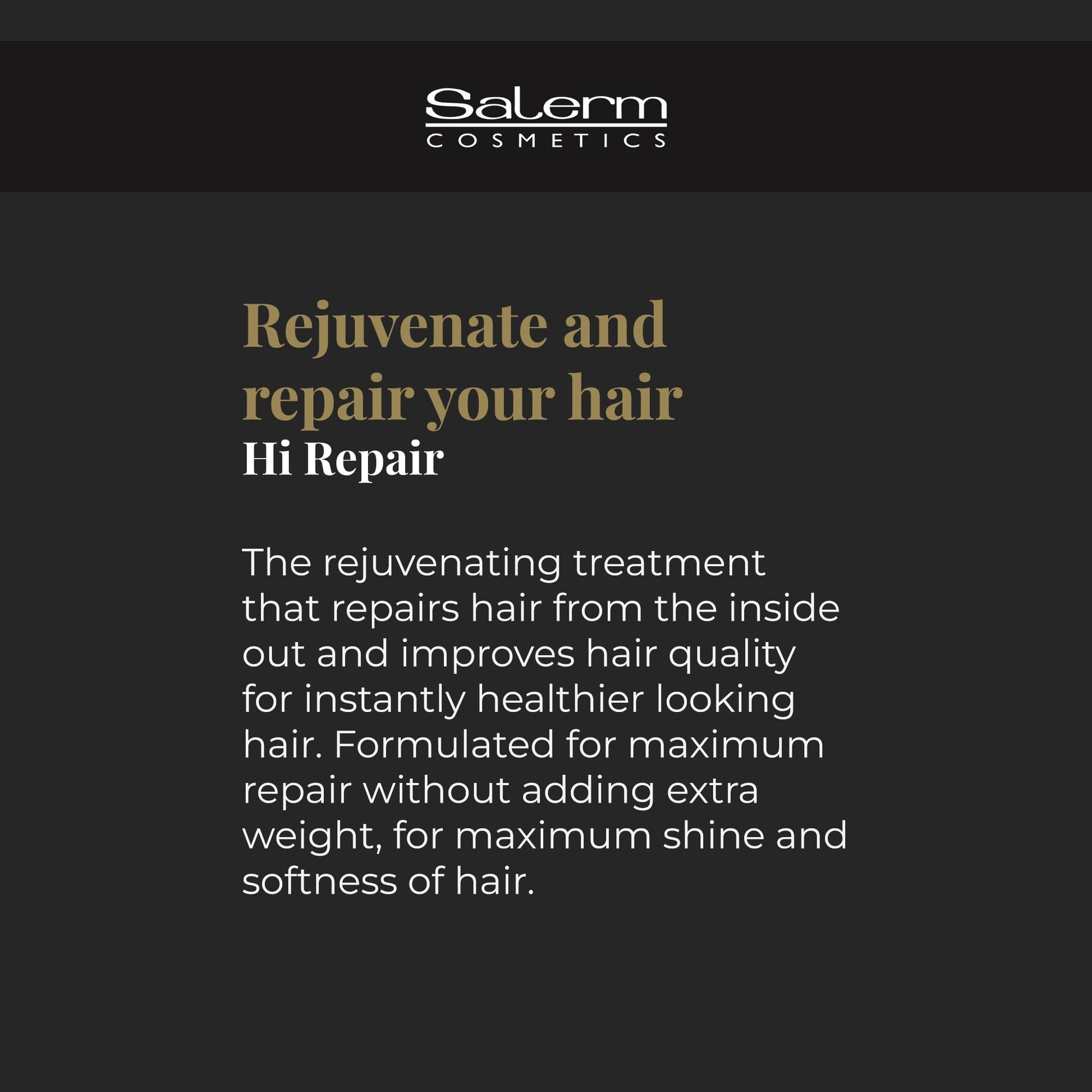 Shampoo Salerm Hi Repair 9.0 oz