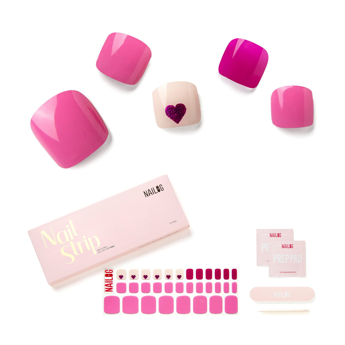 Esmalte de Uñas de Gel Semiendurecido NAILOG Never Too Late Brillante para Mujer