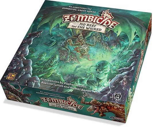 CMON Zombicide Green Horde: No Rest for the Wicked - Juego de Mesa para 1-6 Jugadores, Edad Recomendada 16+