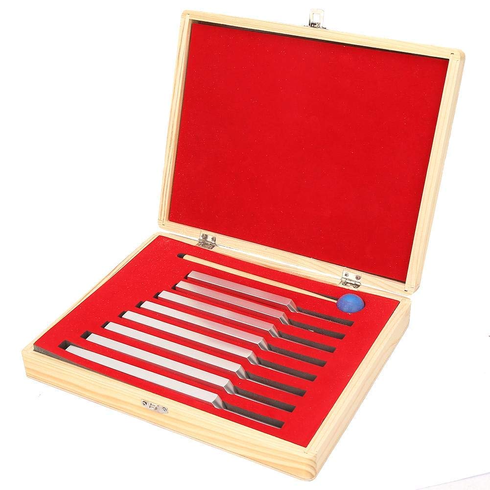 Juego de diapasones, instrumentos de diapasón de aleación de aluminio, neurológicos 8 diapasones de diferentes frecuencias, 256,288,320,341.3,384,426.6,480,512Hz