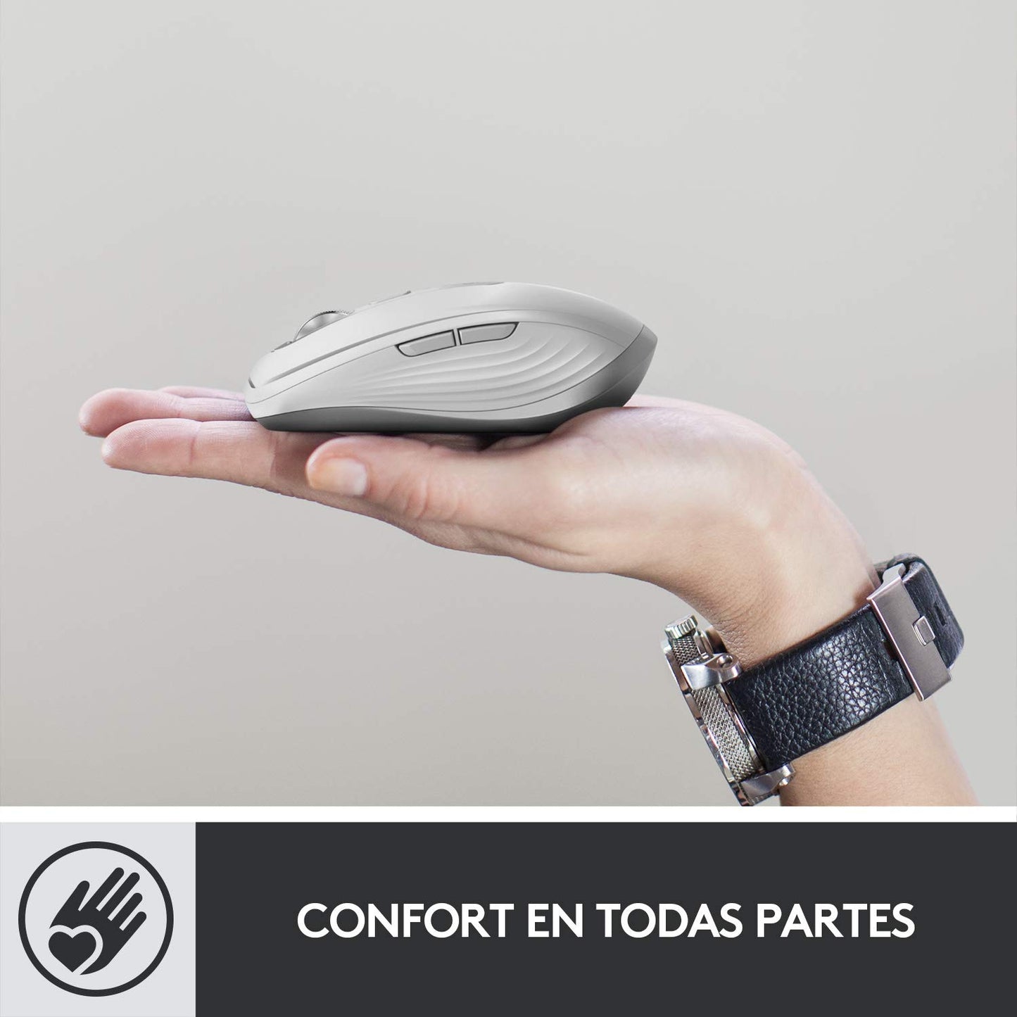 Logitech MX Anywhere 3 Mouse Compacto de Alto Desempeño, Inalámbrico, Scroll Rápido, 4000DPI, Botones Personalizables, USB-C, Bluetooth, Mac/iPad/Windows/PC/Linux/Chrome - Rosa