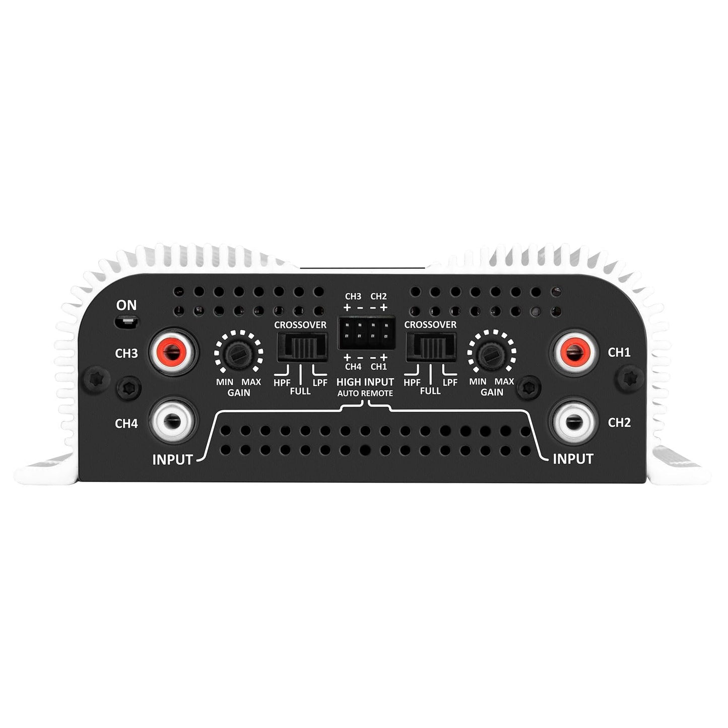 Amplificador de Audio para Auto Taramps TS 1200X4 Blanco Rango Completo clase D 1200 W RMS 4 Canales o 2 Puenteado