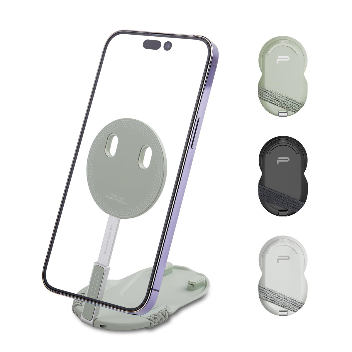 Soporte para Teléfono PGYTECH MagFlex Aleación de Aluminio N52 Compatible con iPhone 12/13/14/15 y Android
