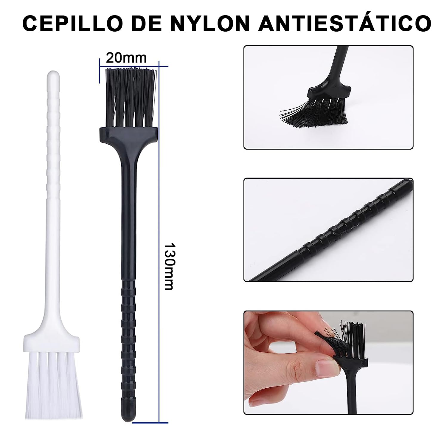 4 Piezas Extractor de Teclas Extractor de Metal Acero Inoxidable Removedor de Teclado con Cepillo para Teclado Herramienta Imprescindible para Teclado y Limpieza del Hogar de Teclado Fijación (4 pcs)
