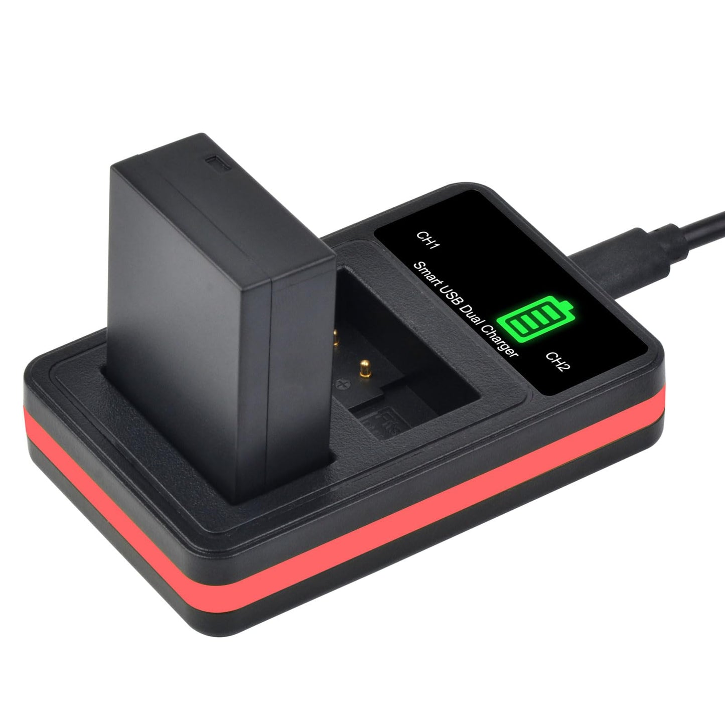 Batería con Cargador Dual USB PowerTrust para Cámara Digital Panasonic Lumix