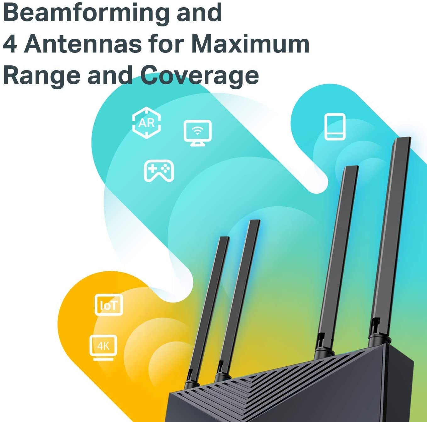 Router Wi-Fi 6 TP-Link Archer AX10 AX1500 con Alexa