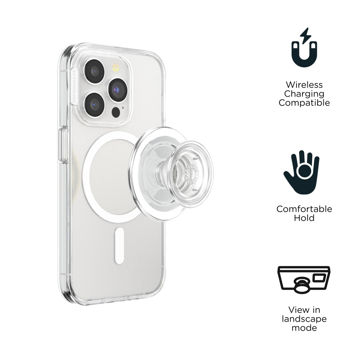 Agarre PopSockets Compatible con MagSafe para Teléfono