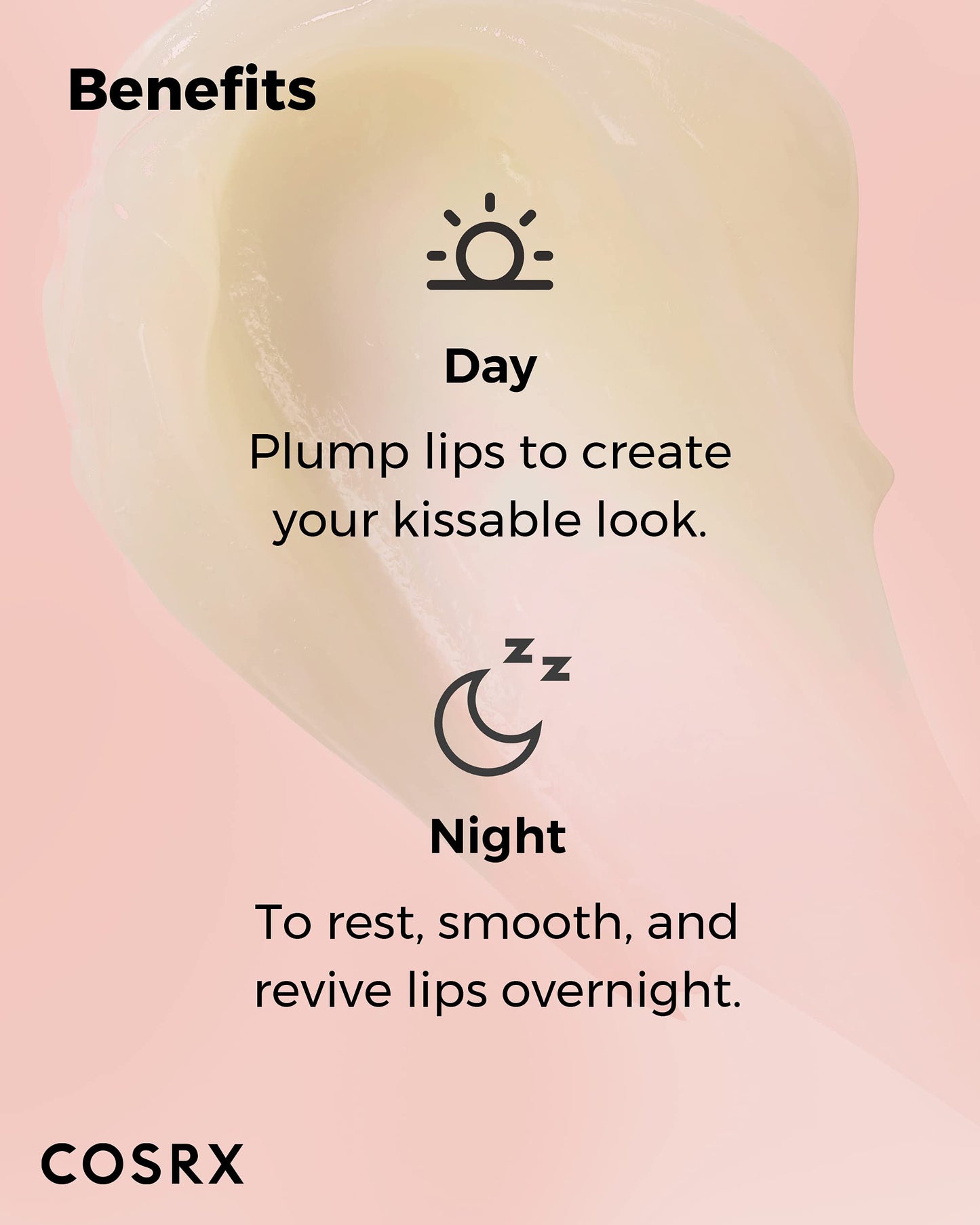 COSRX Humentante de labios con manteca de karité y ceramida de origen natural. Brinda una humectación rica y profunda.