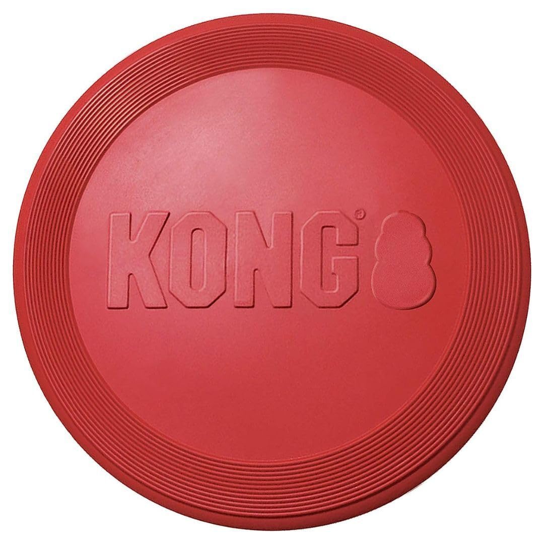 KONG Volante de Goma, Paquete Grande, 2 Unidades, Rojo
