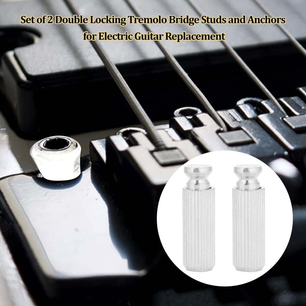 Perno de Anclaje Tremolo, Guitarra eléctrica, alta calidad, ajustable, aleación de Cobre y Zinc, seguro y durable, para Floyd Rose, guitarristas profesionales, home studio, escenas en vivo.