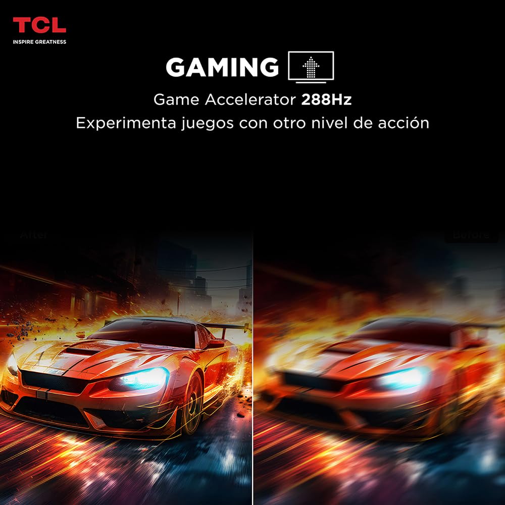 Smart TV TCL 98" QLED 4K con Google TV en Negro, Control de Voz Hands Free y Dolby Atmos