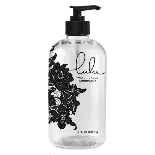 Lulu Lube - Lubricante Personal Natural a Base de Agua para Hombres y Mujeres, 16 oz