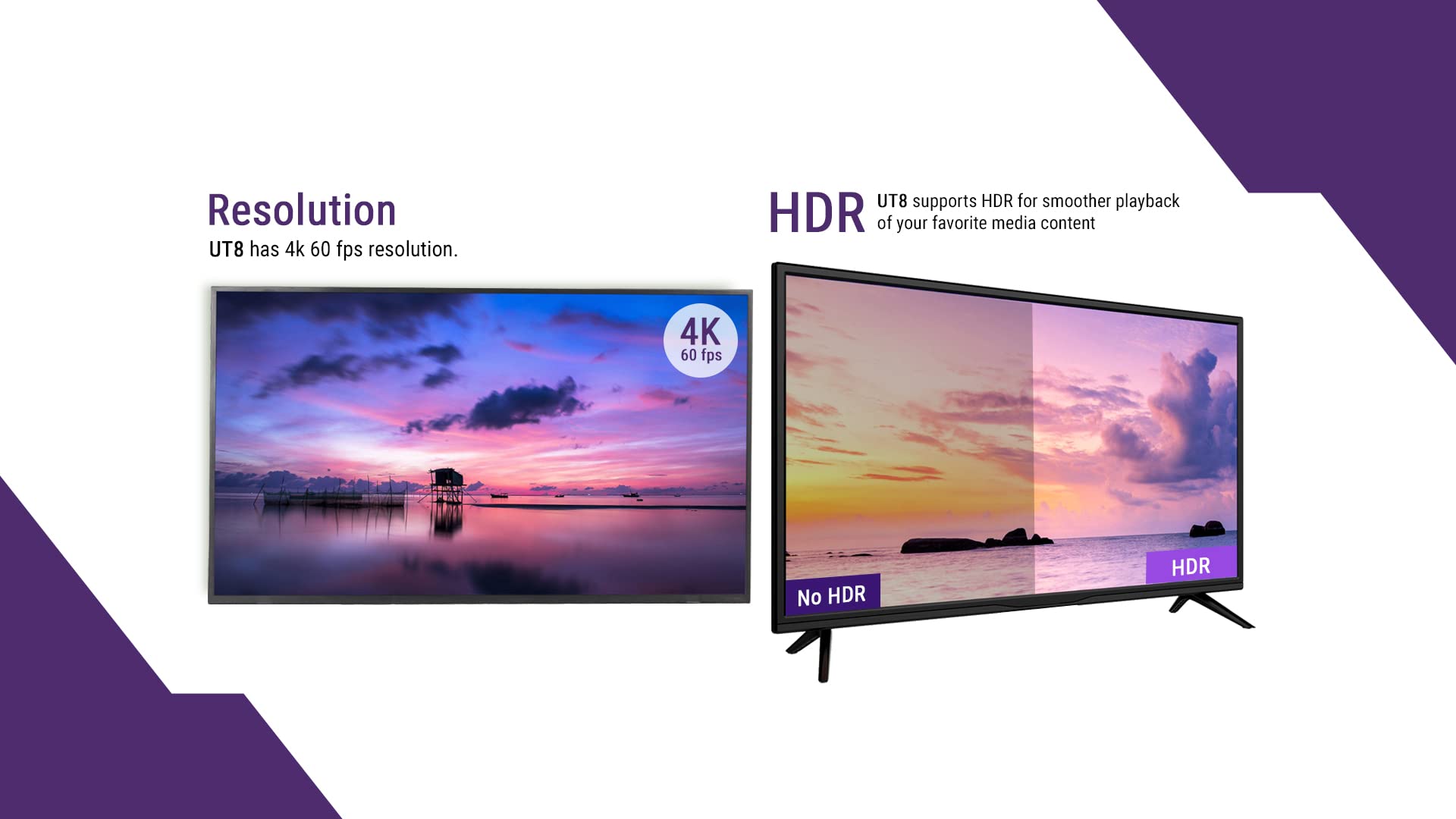 TV Box Ugoos UT8 Pro Negro Android 11 HDR 4K 60fps 8GB RAM para Hombre