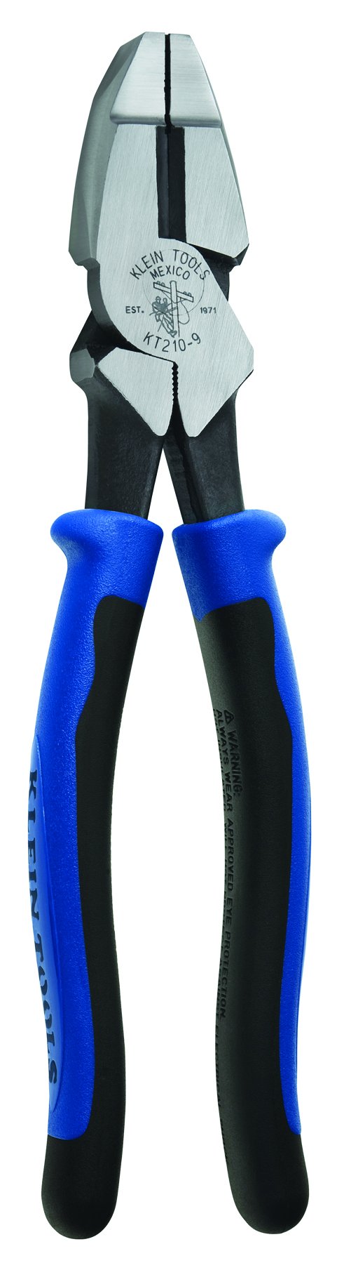 KLEIN TOOLS KT210-9 | Pinza de electricista de alta palanca | Más potencia y precisión con menos esfuerzo | Agarre seguro y durabilidad extrema | Pinzas electricista | Pinzas de corte