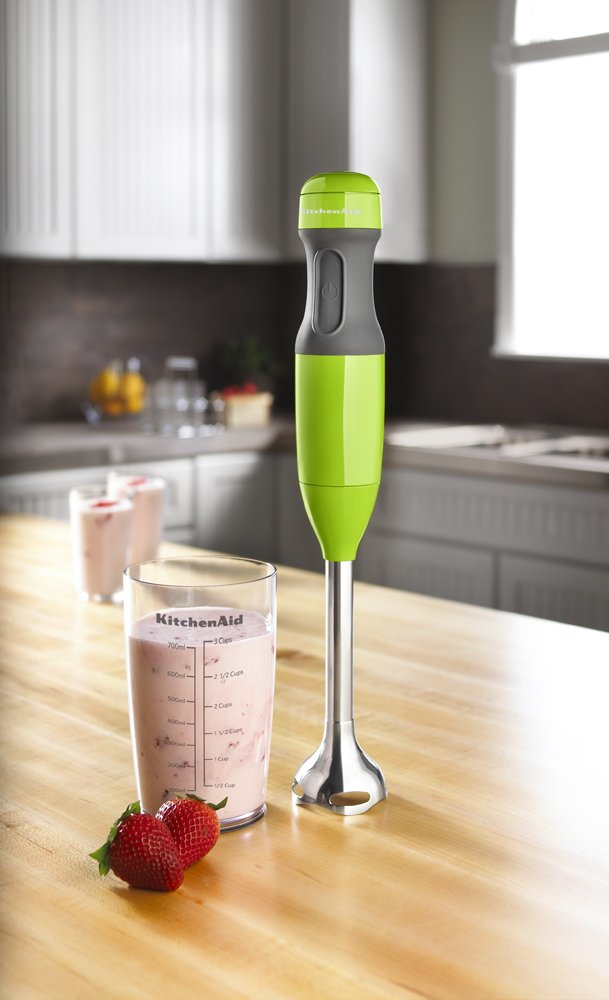 KitchenAid KHB1231GA Batidora de mano de 2 velocidades, 8 pulgadas, manzana verde