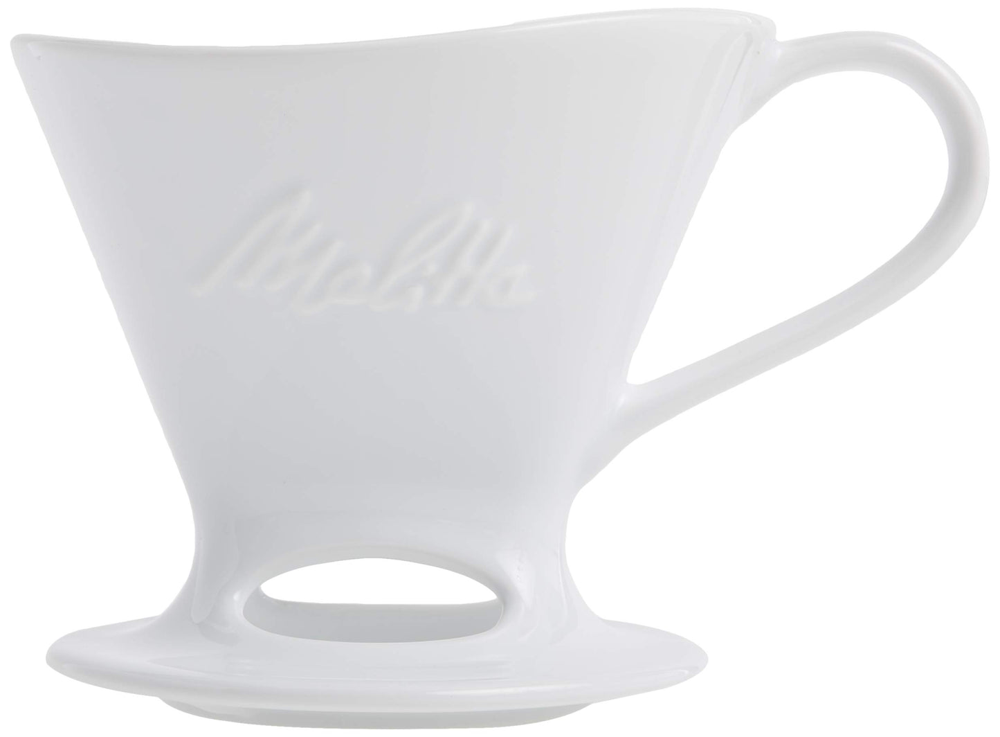 Cafetera Melitta Brillante Blanco Ceramic Signature Series de Vertido
