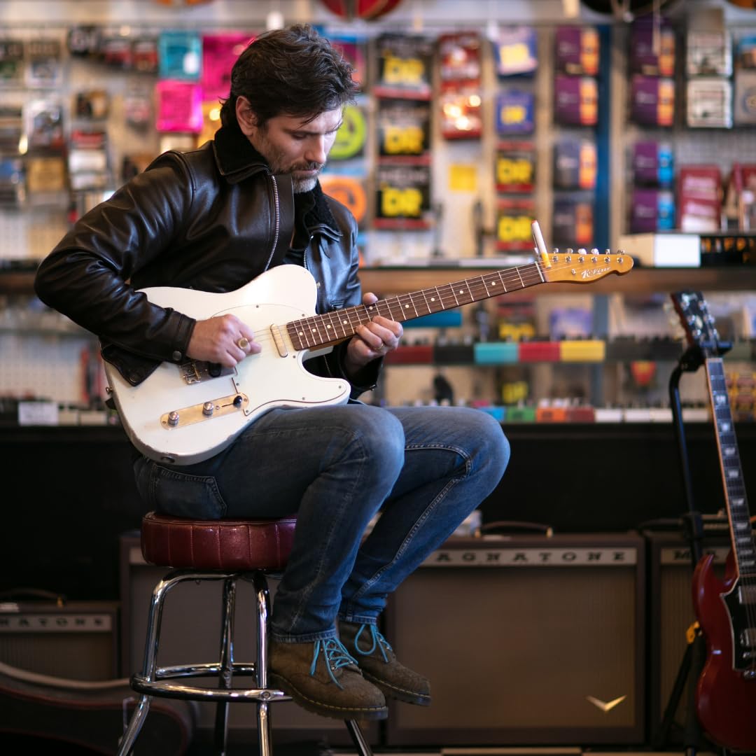 Tunerette™ - Afinador de guitarra con clip – ¡Rock Your Tune con estilo! Perfecto para guitarras eléctricas, acústicas y bajas, además de ukeleles – USB C recargable, afinación de precisión con un
