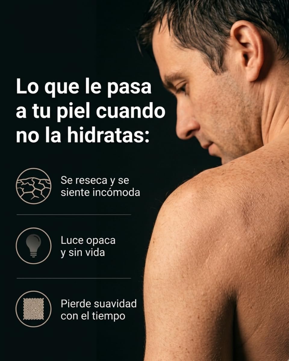 noryn - Crema Corporal para Hombre de Rápida Absorción, sin Sensación Grasosa 480 ml - Mandarina y Bergamota