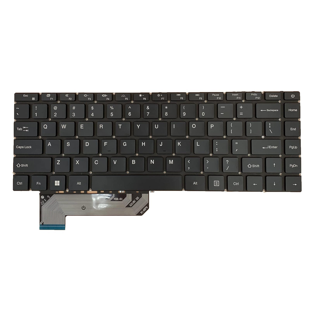 Teclado Portátil Siakoocty Retroiluminado Repuesto Gateway Ultra Delgado