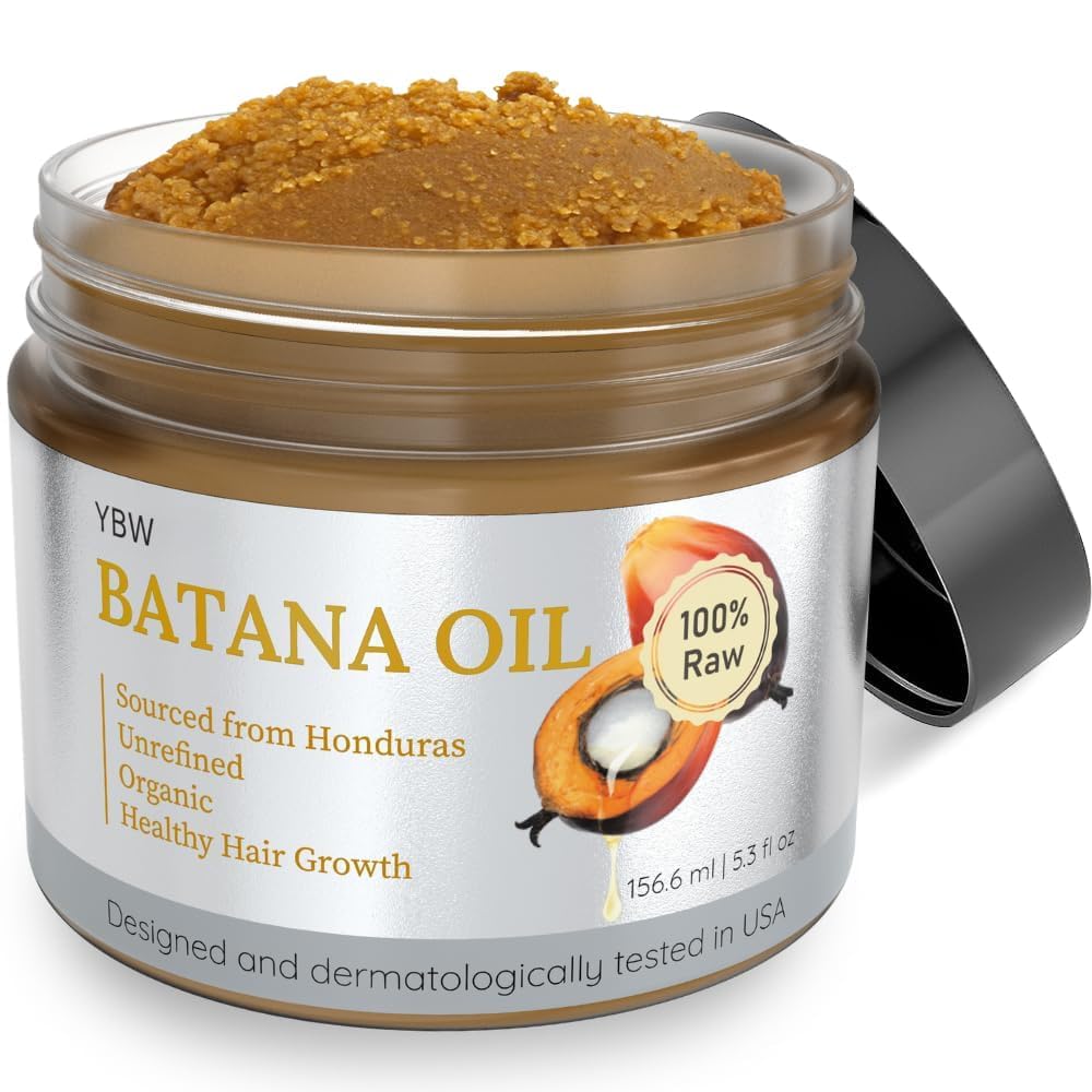 Aceite de Batana Orgánico Dr. Sebi Natural Honduras Realza Grosor Capilar y Previene la Pérdida para Hombre y Mujer