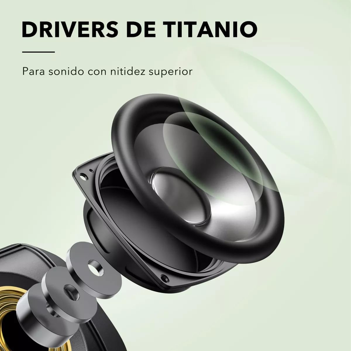 Soundcore by Anker Motion Boom Bocinas Portátiles para Exteriores con Controladores de Titanio, BassUp, IPX7, 24h de Reproducción, App, Bluetooth, Ideal para Camping