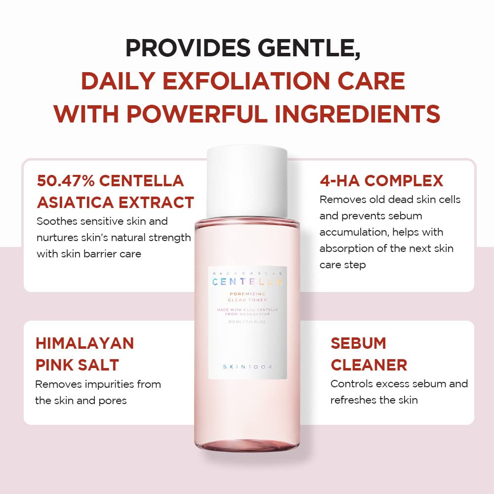 SKIN1004 Bordative Madagascar Centella Poremizing Clear Toner (Tónico Facial Reductor de Poros)