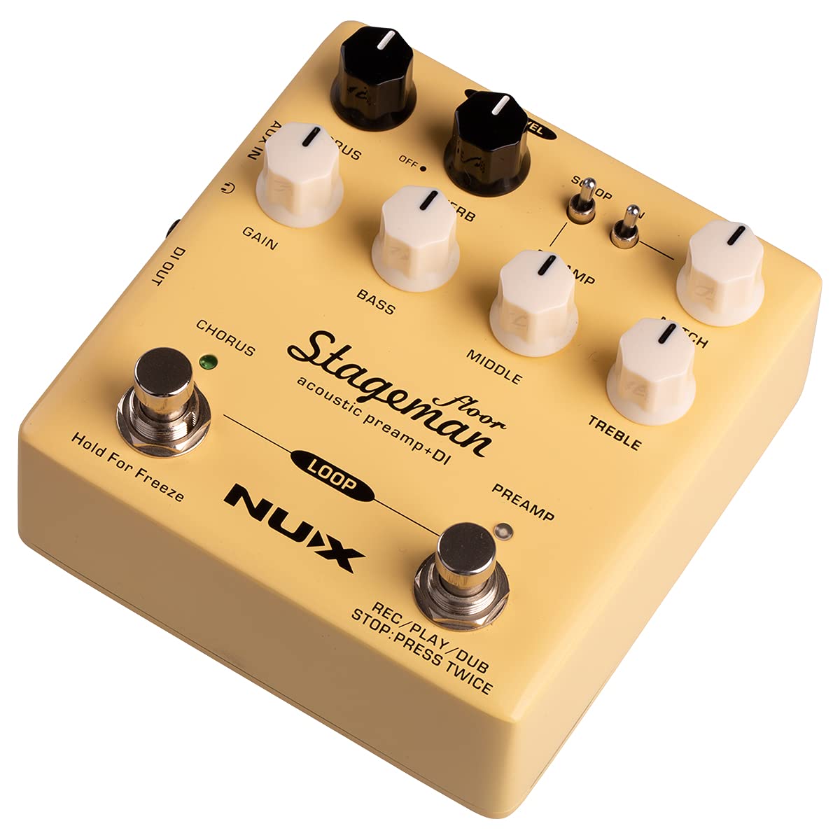 NUX VANUXNAP5 Pedal, Nap-5 Stageman Floor Preamp/Di
