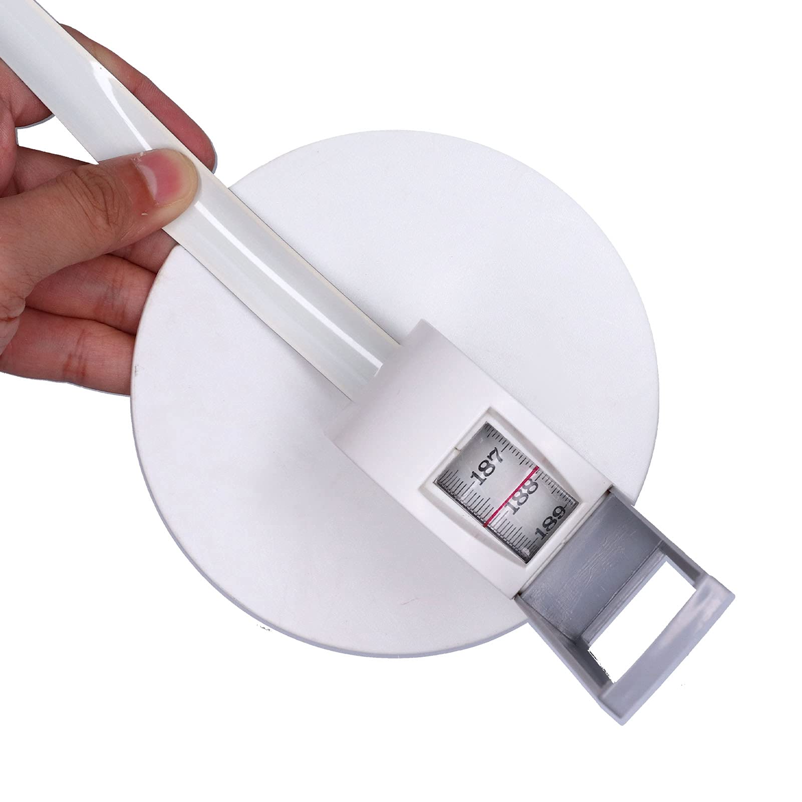 Cinta Métrica de Medición de Altura Montada en la Pared Regla de Crecimiento de Medidor de Altura Métrica de 220 Cm con Placa de Pared para el Hogar Y las Clínicas