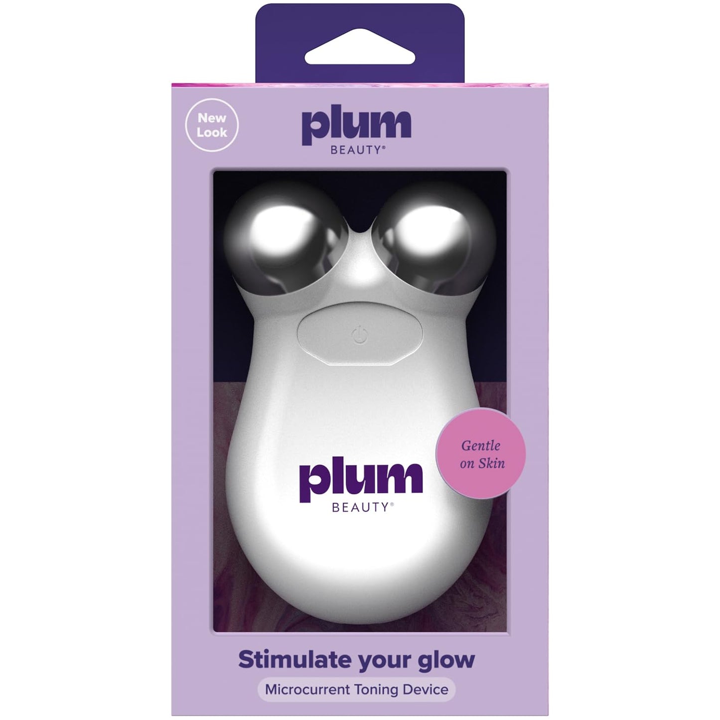 Plum Beauty - Dispositivo tonificador de microcorriente, ajuste de la piel y masajeador de contorno facial, regalos de autocuidado para mujeres