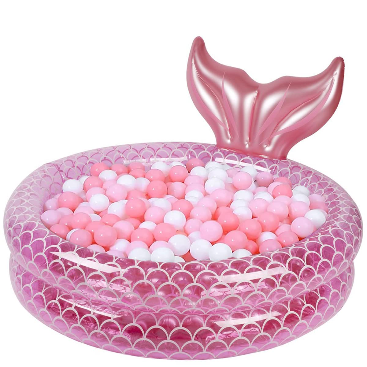 Benelet - Piscina inflable para niños, piscina de sirena, para interiores y exteriores, para niños (47 pulgadas)