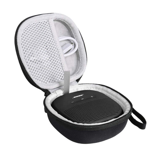 CoWalkers Estuche rígido para Bose SoundLink Micro Bluetooth Speaker Altavoz inalámbrico portátil (Negro)
