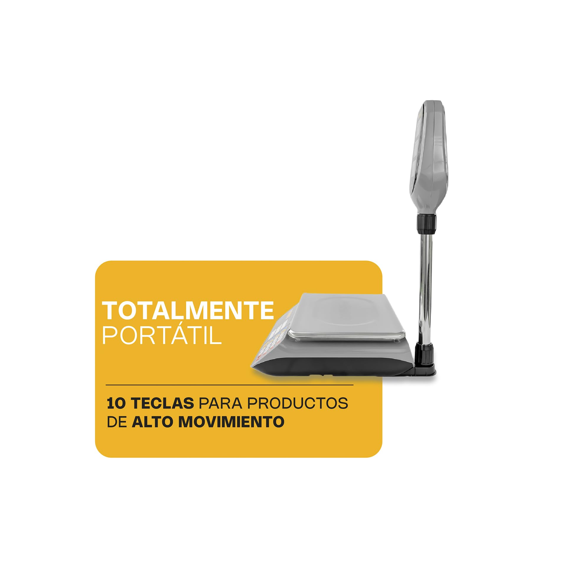 Báscula Digital Comercial RHINO Acero Inoxidable Precisión para Mujer