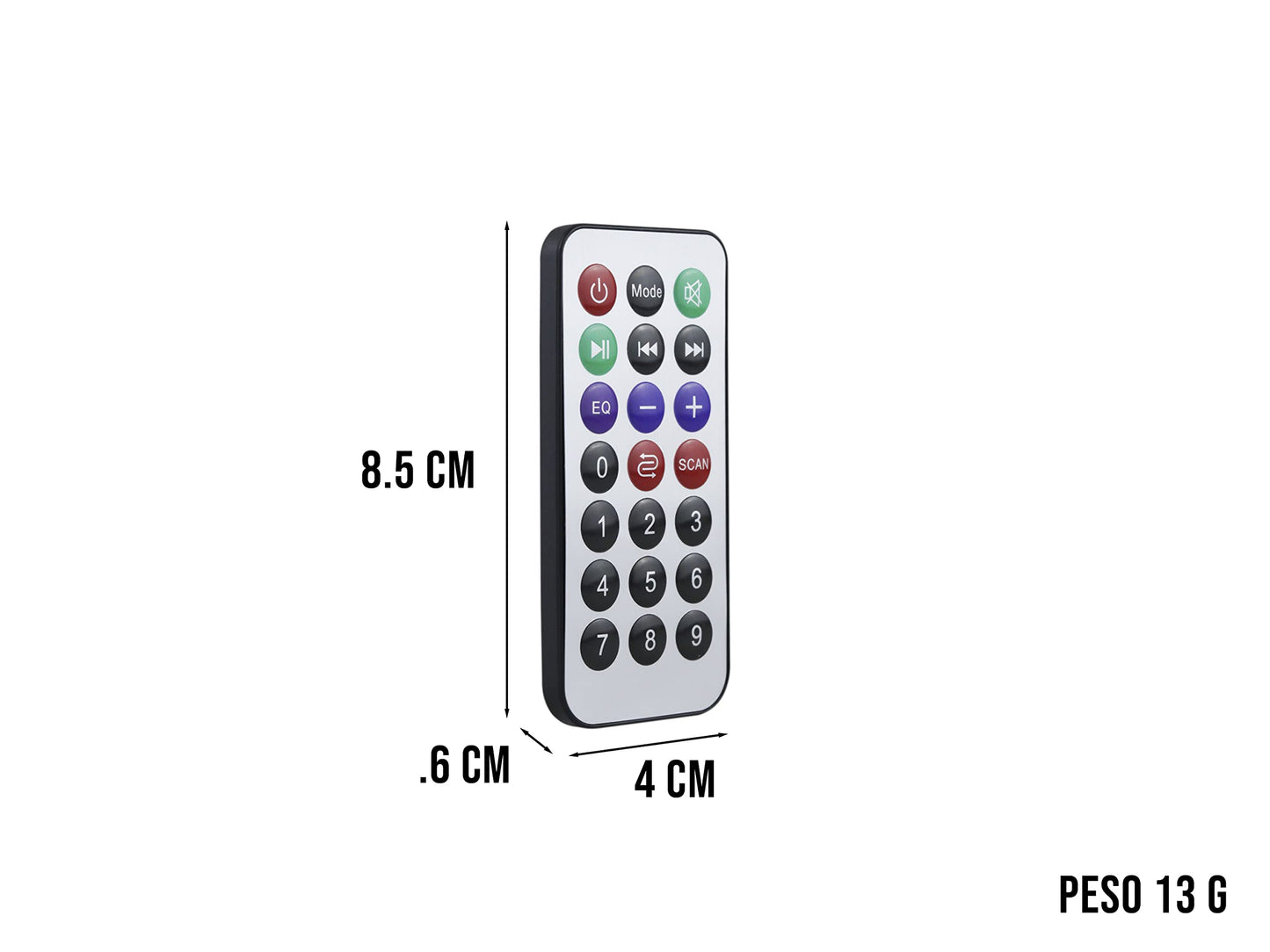 Control Remoto Compatible con Bocina Atvio Velikka Kaiser Directo