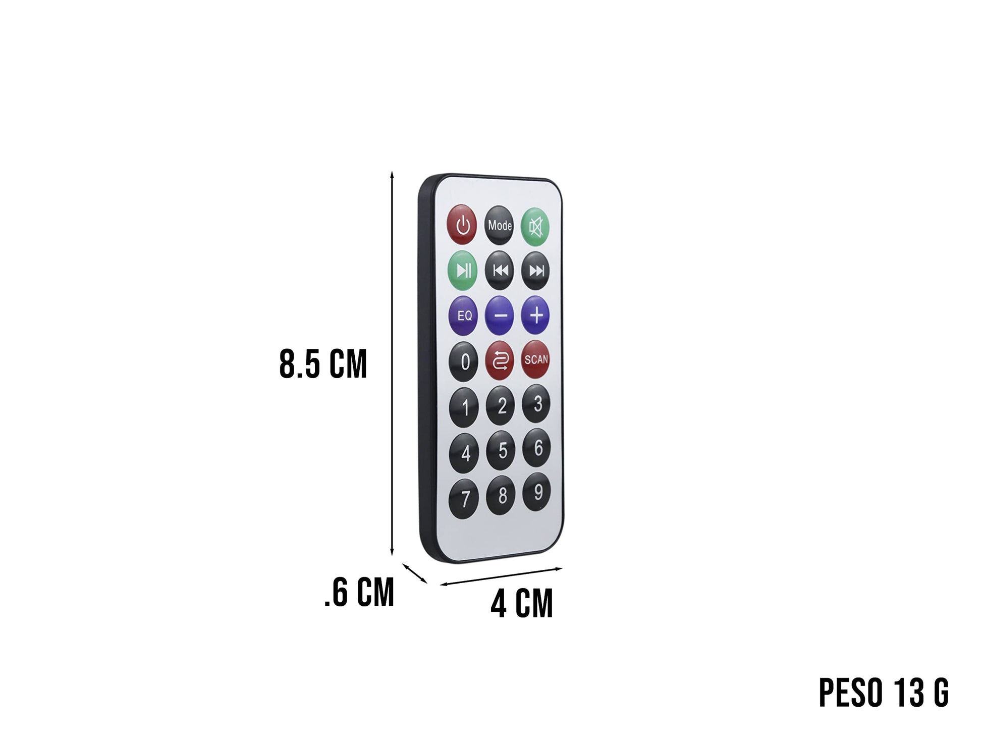 Control Remoto Compatible con Bocina Atvio Velikka Kaiser Directo