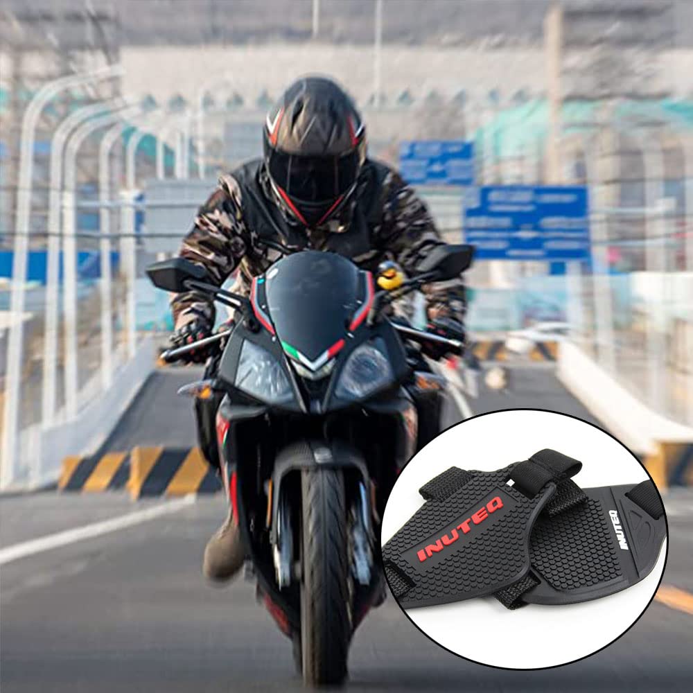 Protector de Botas para Motocicleta Antideslizante de Silicona Rojo