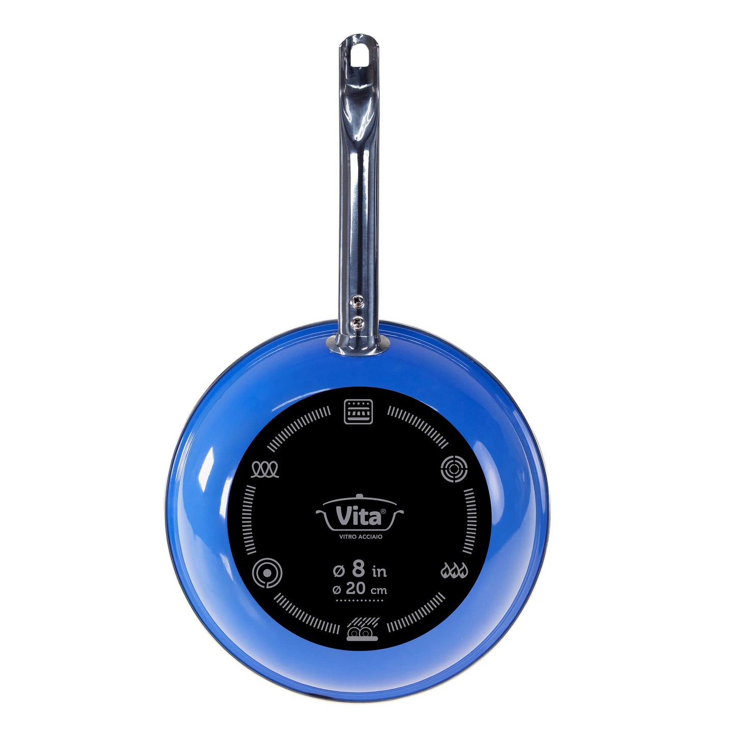 Sartén Vita Azul de Acero Vitrificado Antiadherente 20 cm