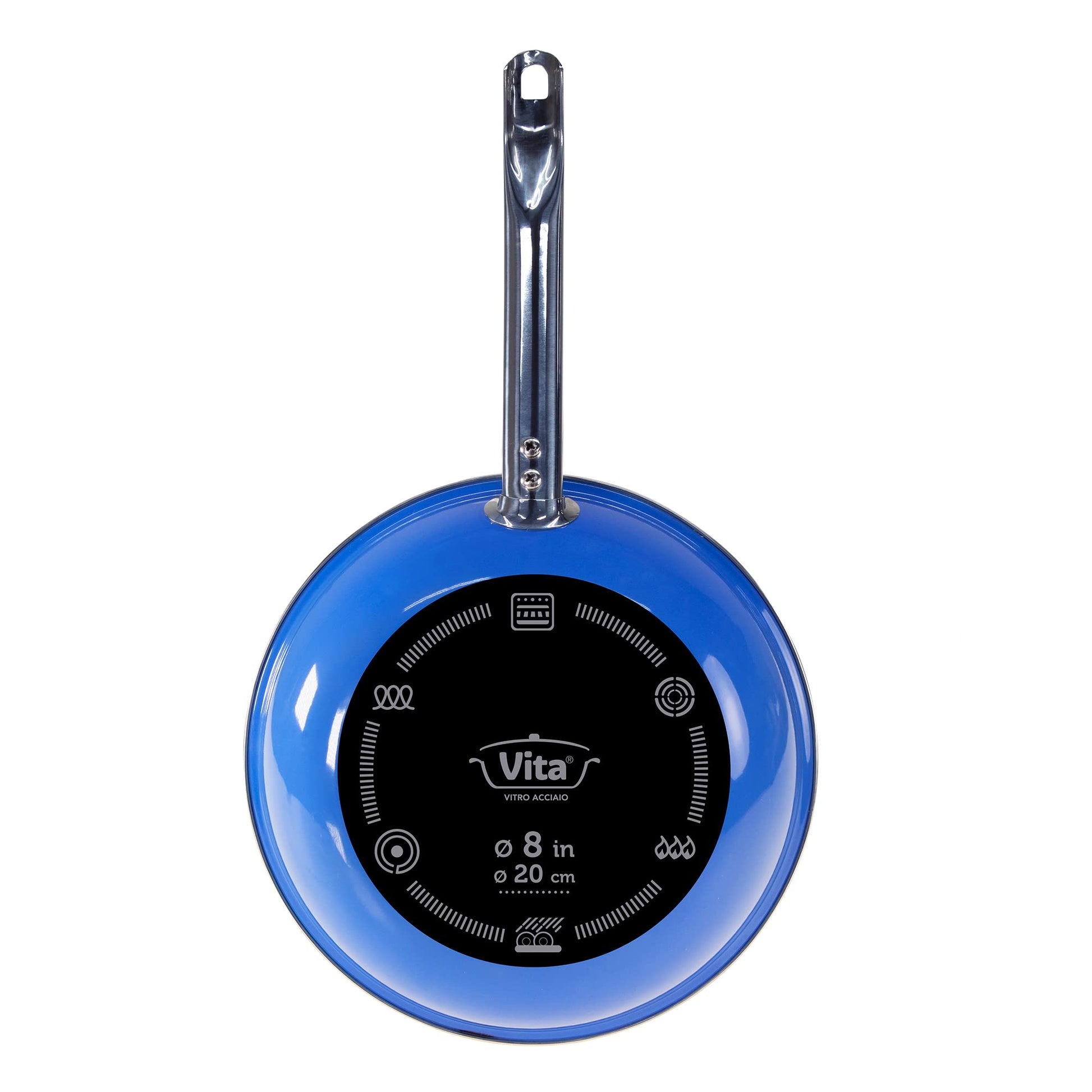 Sartén Vita Azul de Acero Vitrificado Antiadherente 20 cm