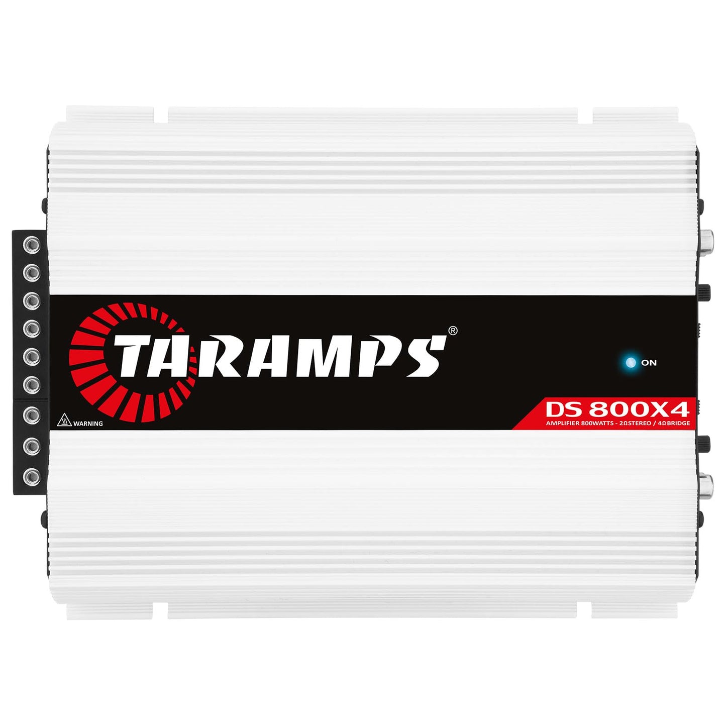 Amplificador Multicanal Taramp‘s Aluminio Rango Completo 800 Vatios RMS para Coche