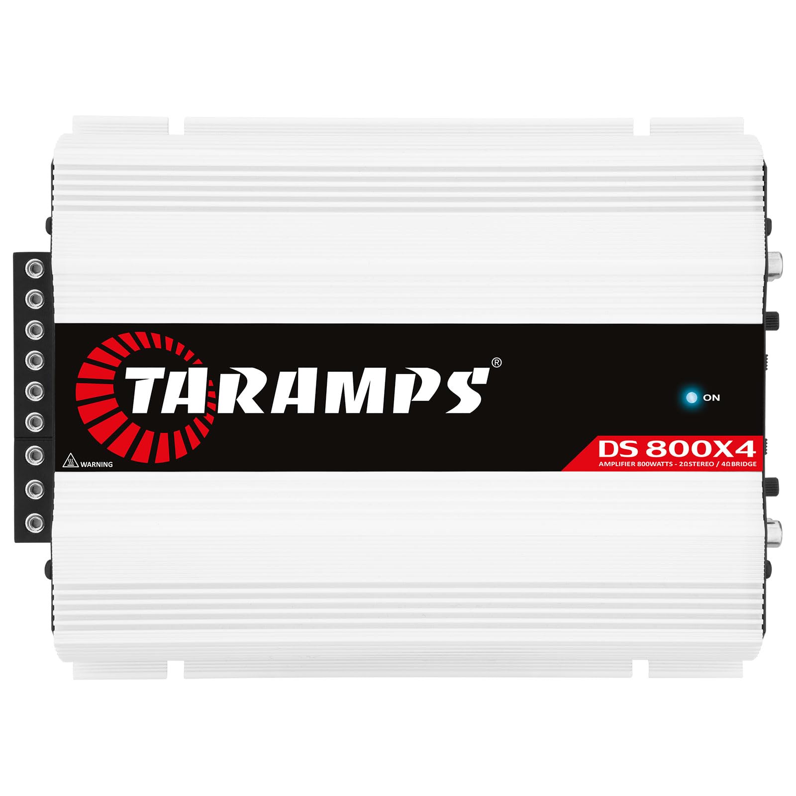 Amplificador Multicanal Taramp‘s Aluminio Rango Completo 800 Vatios RMS para Coche