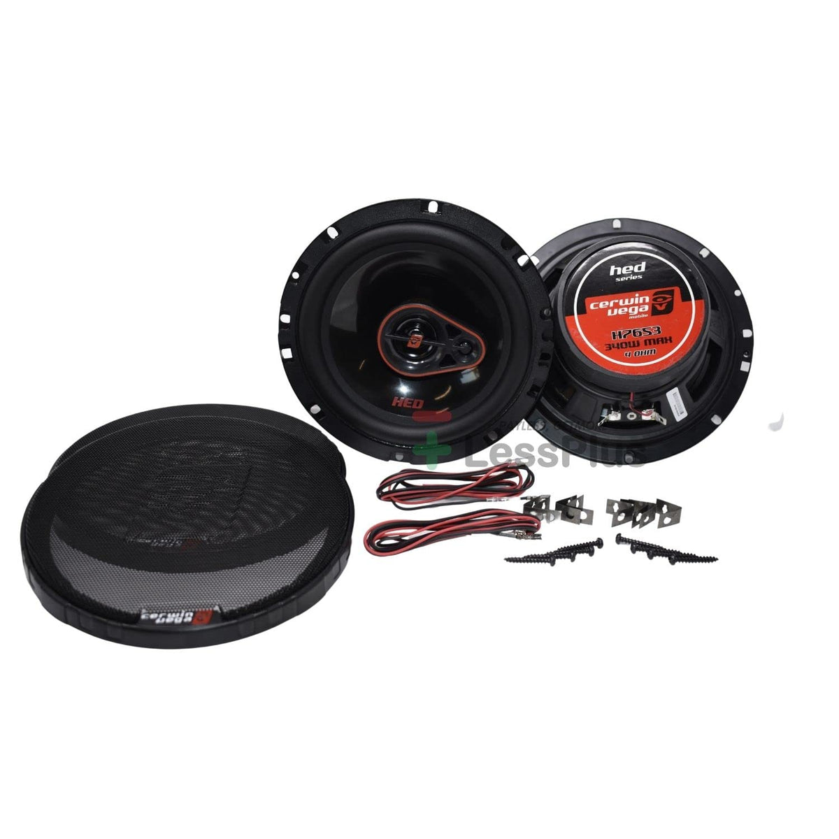 Bocinas Coaxiales 3 Vías Cerwin-Vega Mobile Serie HED Negras 340 Watts MAX
