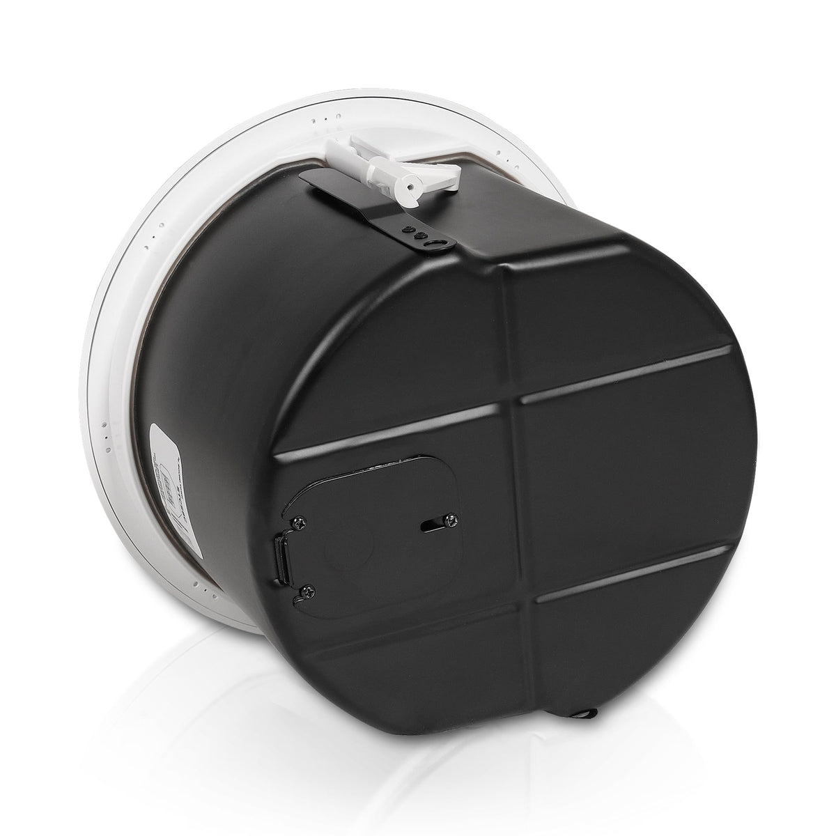 Altavoces Coaxiales Sound Town Blanco con Parrilla Magnética y Rieles para Azulejos