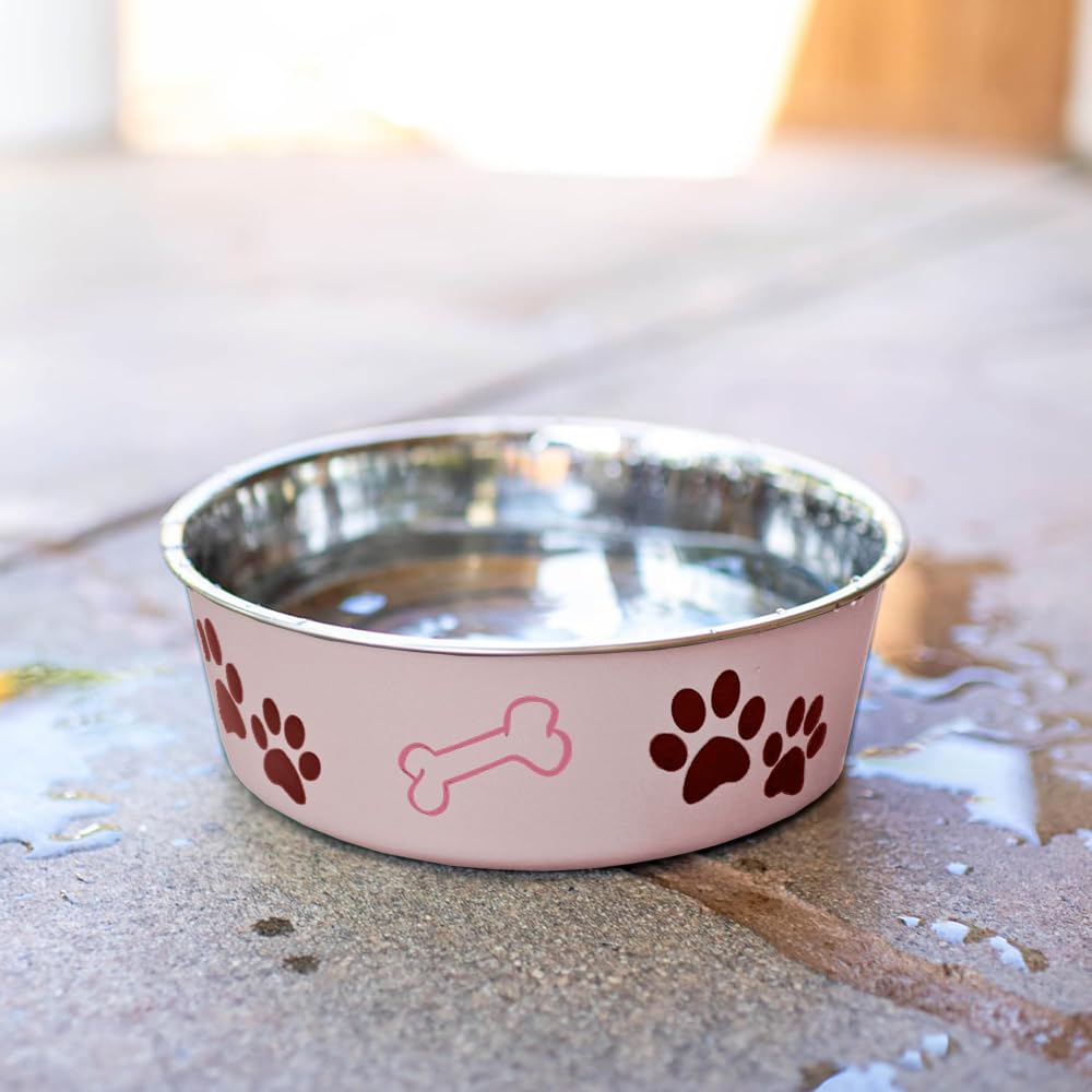 Loving Pets Bella Bowl for Pets, Small, 350 ml, Paparazzi Pink