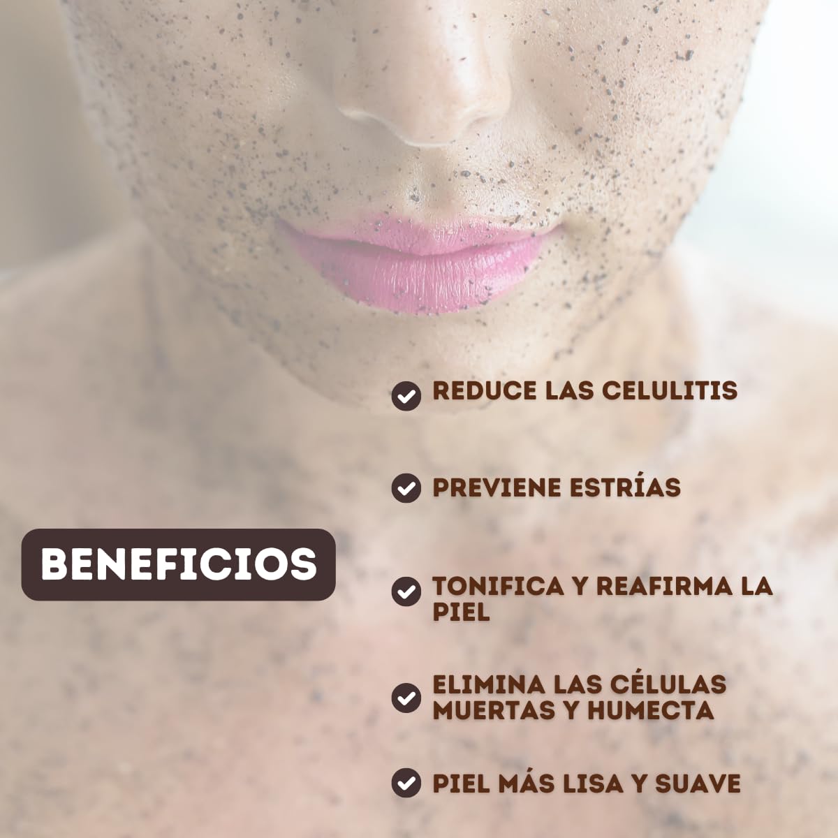 KOKOS Organic, Exfoliante Corporal, Hidrata y Suaviza la Piel, Exfoliante Corporal a Base de Café, Con Aceite de Coco Orgánico, Aceite de Almendras, Vitamina E, Contenido 250 gr