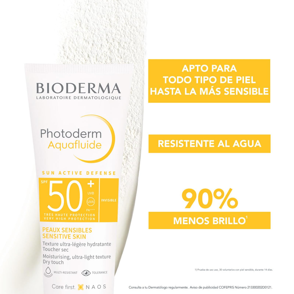 Protector Solar Bioderma Tono Neutro con Humectación y Matificación FPS50+