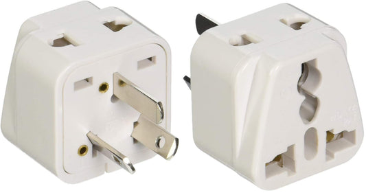 Adaptador de Enchufe Universal Ckitze Tipo I Double Pack 2 en 1