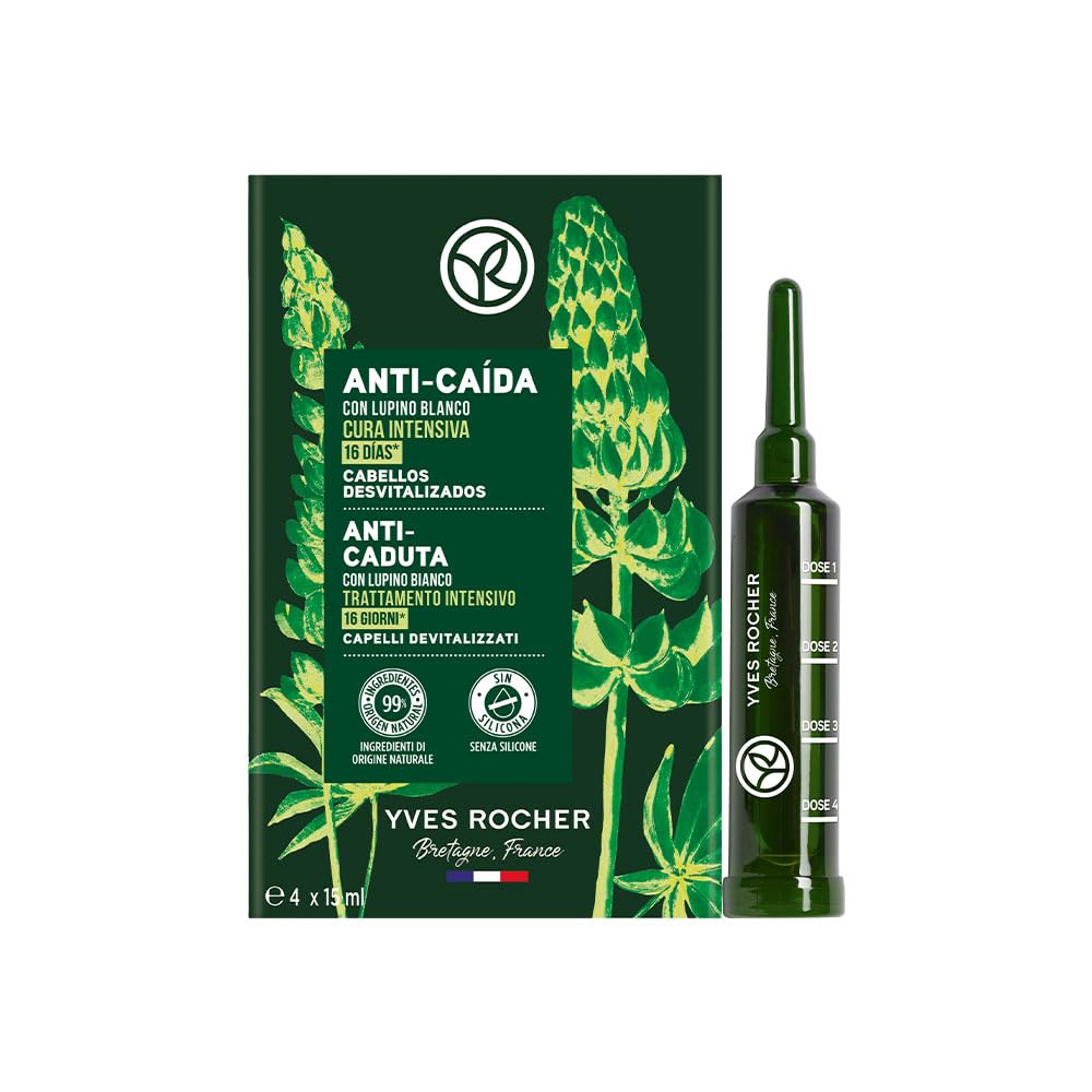 Tratamiento Anticaída para Cabello Yves Rocher Ampolletas 15 ml c/u