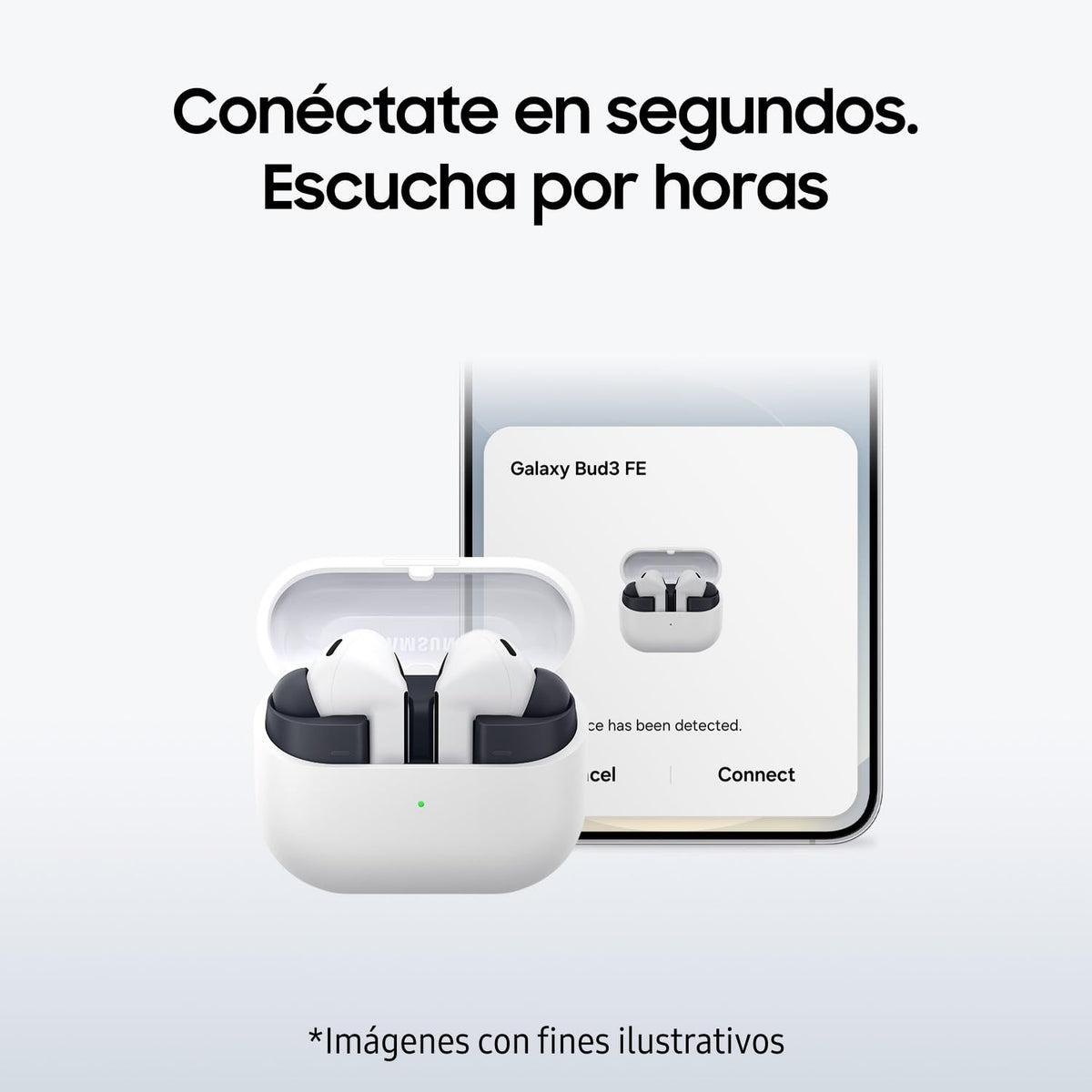 Auriculares Inalámbricos Samsung Galaxy Buds3 FE Blanco